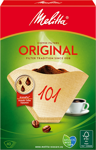 Melitta filterpose type 101 1 pk. á 40 stk.