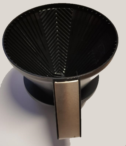 Melitta filtertragt 1x4 sort / stål